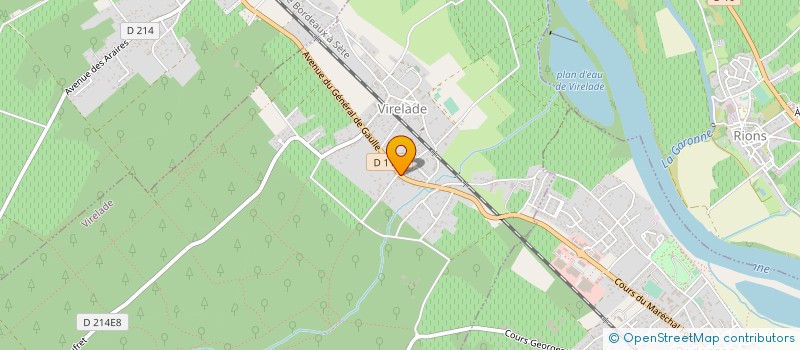 localisation de l'entreprise AU COEUR DU PAIN  VIRELADE