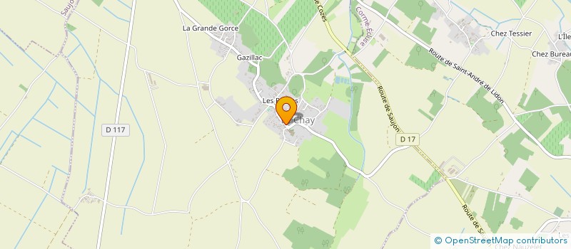 localisation de l'entreprise AU COEUR DU PAIN  LE CHAY