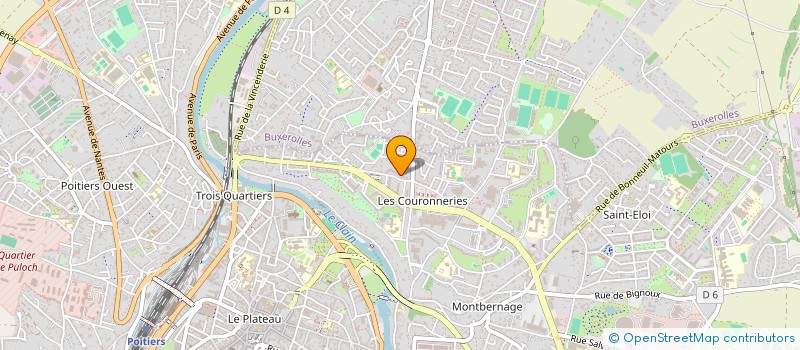 localisation de l'entreprise AU COEUR DU SAVOIR (ACS)  POITIERS