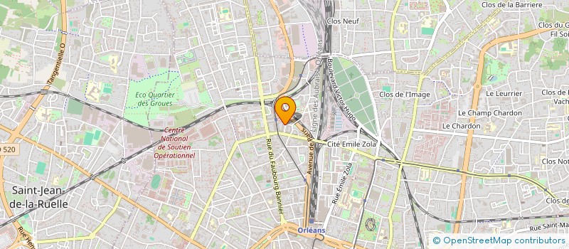 localisation de l'entreprise AU COEUR DU SOLEIL  ORLEANS