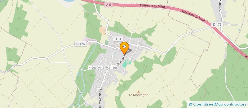 localisation de l'entreprise AU COEUR DU TERROIR  FLEURY-LA-VALLEE