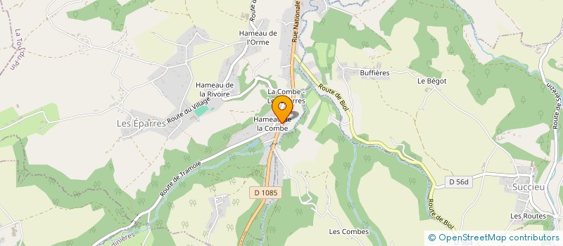 localisation de l'entreprise AU COEUR DU VILLAGE DES EPARRES  LES EPARRES