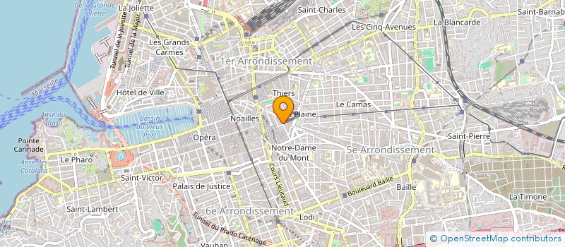 localisation de l'entreprise AU COIN à MARSEILLE