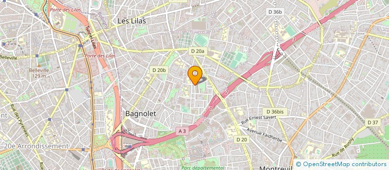 localisation de l'entreprise AU COIN BIO à BAGNOLET