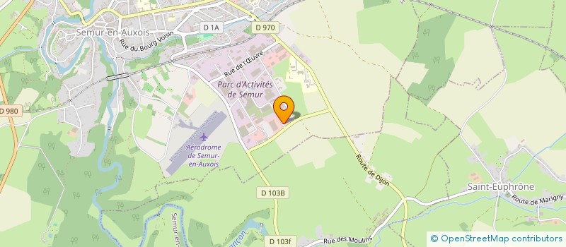 localisation de l'entreprise AU COIN BIO à SEMUR-EN-AUXOIS