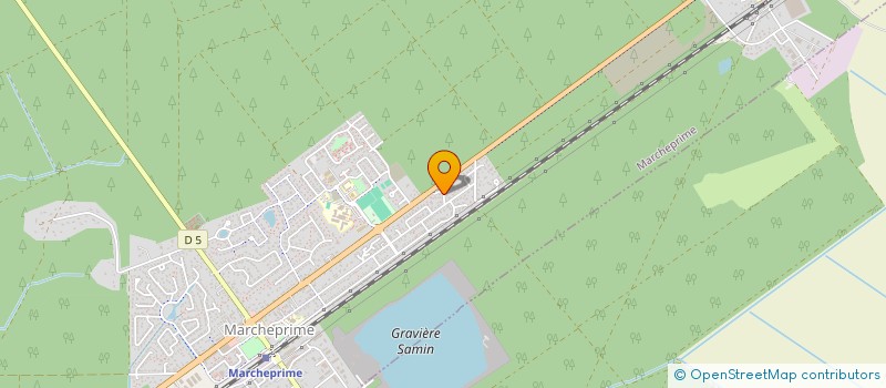 localisation de l'entreprise AU COIN D'AQUIT  MARCHEPRIME