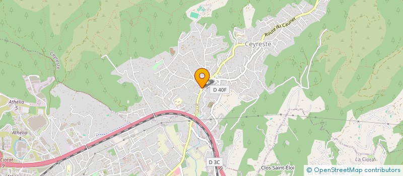 localisation de l'entreprise AU COIN DE L'ATRE à CEYRESTE