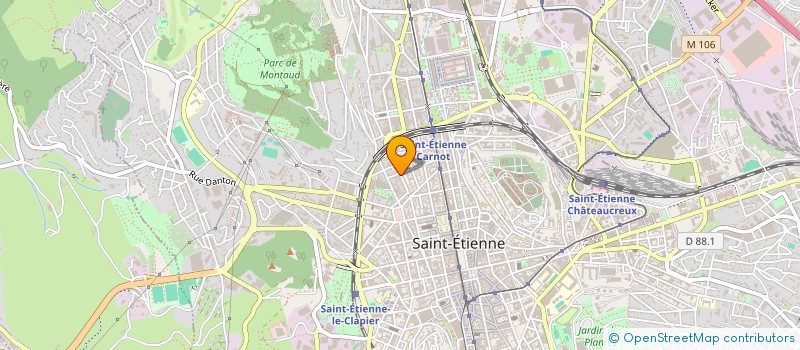 localisation de l'entreprise AU COIN DE L ATRE  SAINT-ETIENNE