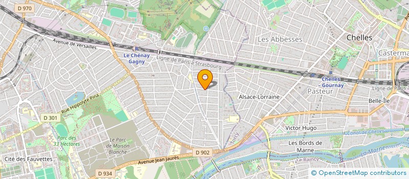 localisation de l'entreprise AU COIN DE LA RUE à GAGNY