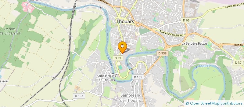 localisation de l'entreprise AU COIN DE LA RUE  SAINT-LEGER-DE-MONTBRUN