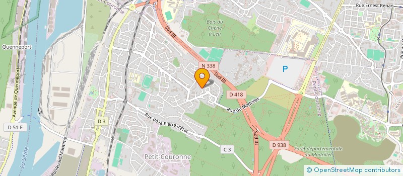 localisation de l'entreprise AU COIN DES ARTISANS NORMANDS à PETIT-COURONNE