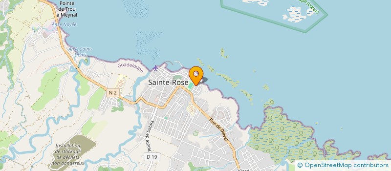 localisation de l'entreprise AU COIN DES BRICOLEURS à SAINTE-ROSE