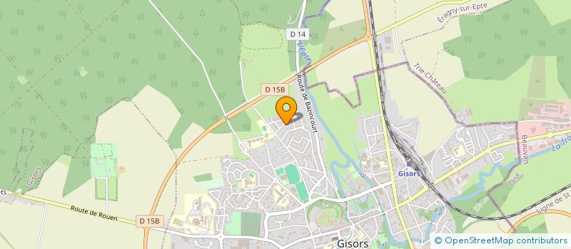 localisation de l'entreprise AU COIN DES FRUITS  GISORS