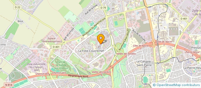 localisation de l'entreprise AU COIN DES GOURMANDS à CAEN