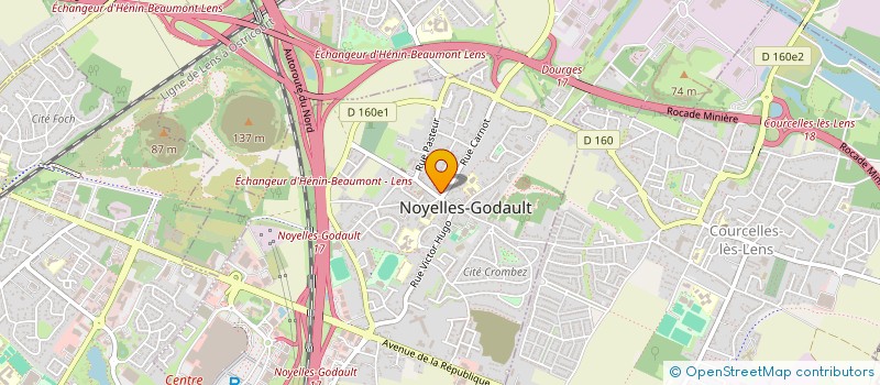 localisation de l'entreprise AU COIN DES GOURMANDS  NOYELLES-GODAULT