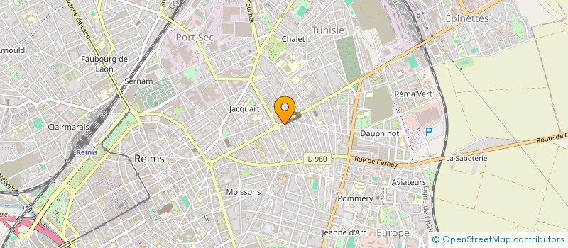 localisation de l'entreprise AU COIN DES MOTS  REIMS