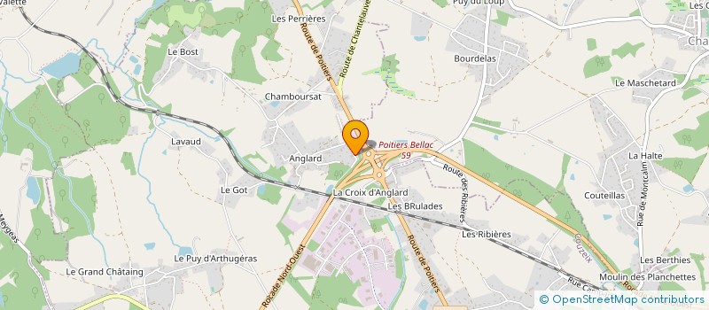localisation de l'entreprise AU COIN DES SAVEURS à COUZEIX