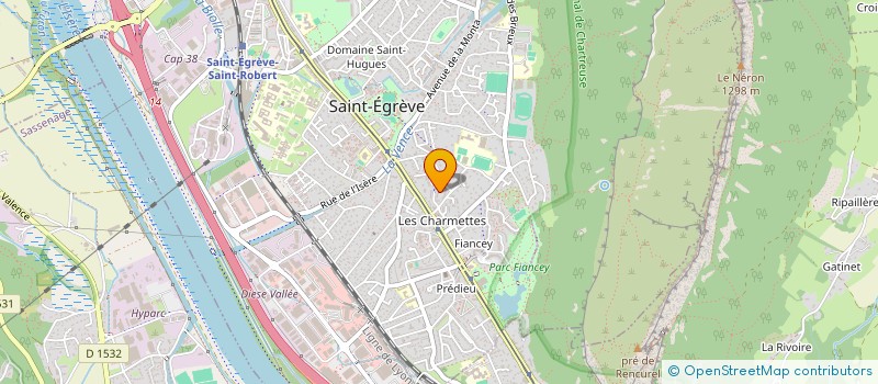 localisation de l'entreprise AU COIN DES YEUX à SAINT-EGREVE