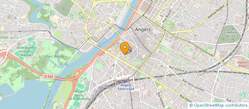 localisation de l'entreprise AU COIN DU FEU à ANGERS