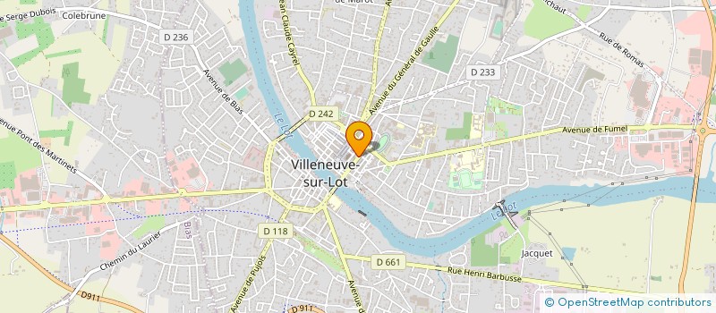 localisation de l'entreprise AU COIN DU FEU à VILLENEUVE-SUR-LOT