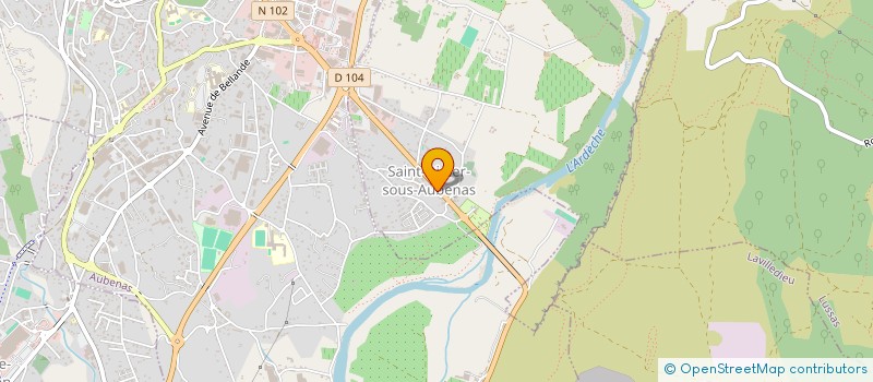 localisation de l'entreprise AU COIN DU FEU à SAINT-DIDIER-SOUS-AUBENAS