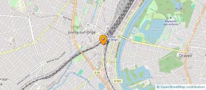 localisation de l'entreprise AU COIN OMBRAGE à JUVISY SUR ORGE