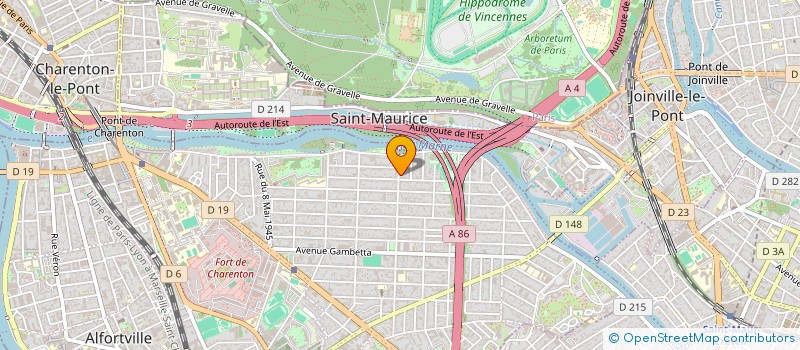localisation de l'entreprise AU COIN VERT à MAISONS-ALFORT