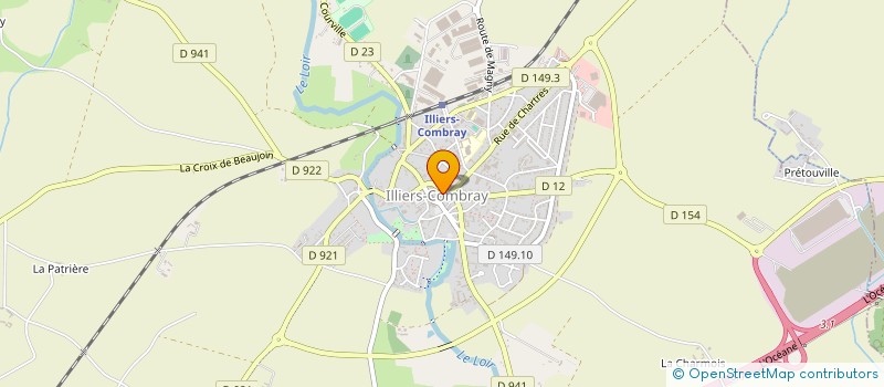 localisation de l'entreprise AU COMBRAY à ILLIERS-COMBRAY