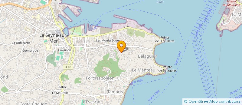 localisation de l'entreprise AU COMPTOIR A RACLETTE à LA SEYNE-SUR-MER