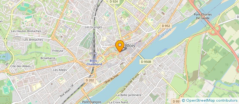 localisation de l'entreprise AU COMPTOIR BLESOIS  BLOIS