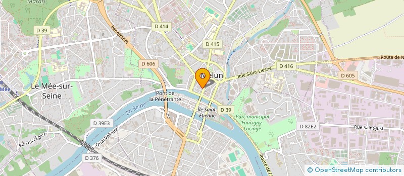 localisation de l'entreprise AU COMPTOIR D'ALF  MELUN