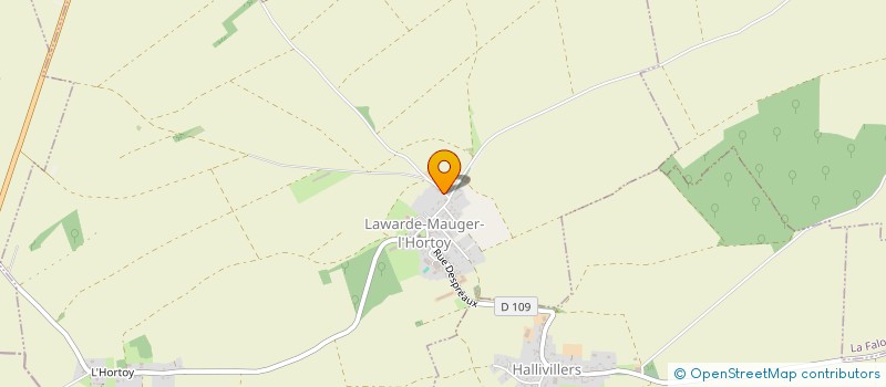 localisation de l'entreprise AU COMPTOIR DE LA TERRE  LAWARDE-MAUGER-L'HORTOY