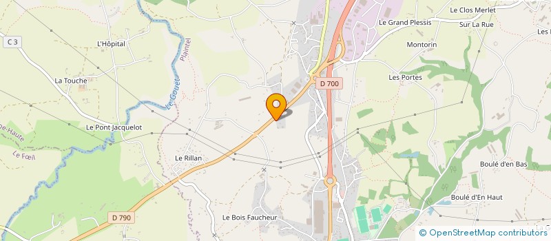 localisation de l'entreprise AU COMPTOIR DES BARBES à PLAINTEL