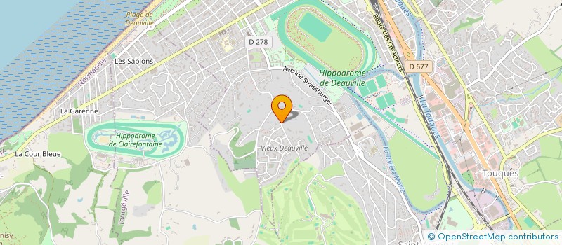 localisation de l'entreprise AU COMPTOIR DES GLACES à DEAUVILLE
