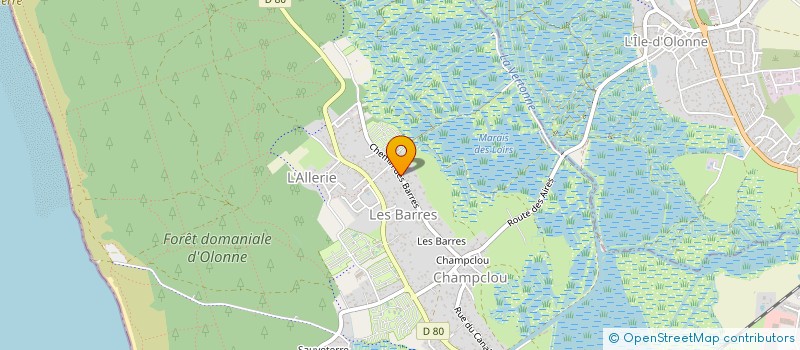localisation de l'entreprise AU COMPTOIR DES VAPOTEURS à LES SABLES D'OLONNE