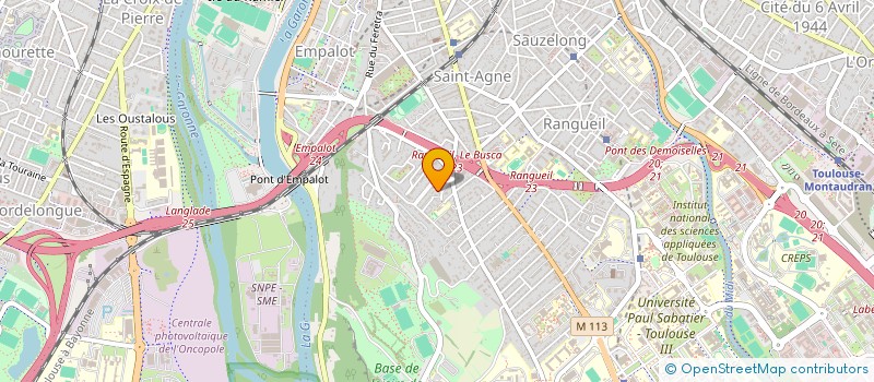 localisation de l'entreprise AU COMPTOIR DES VINS à TOULOUSE