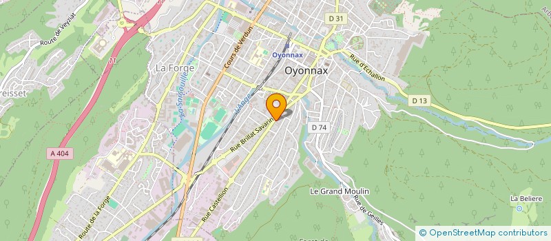 localisation de l'entreprise AU COMPTOIR DU FRAIS à OYONNAX