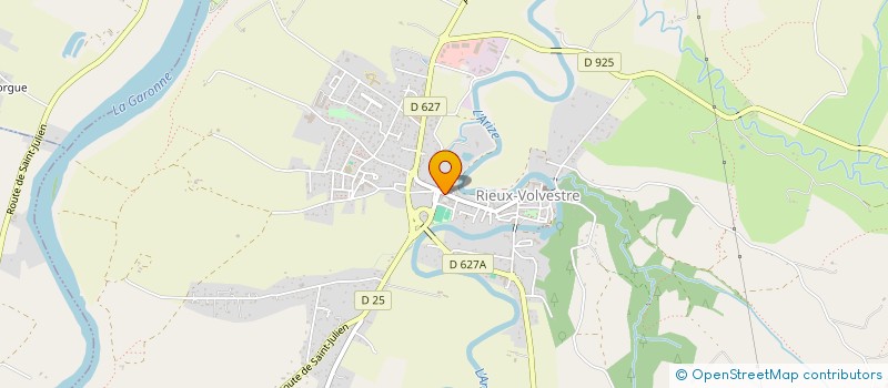 localisation de l'entreprise AU COMPTOIR DU JEU  RIEUX-VOLVESTRE