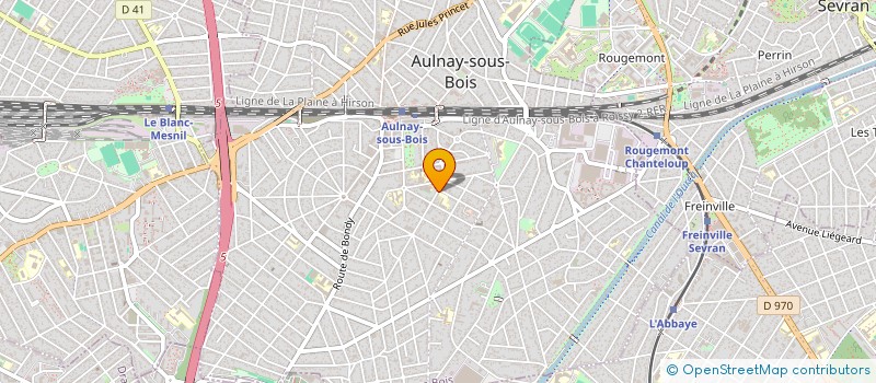 localisation de l'entreprise AU COMPTOIR IMMOBILIER  AULNAY-SOUS-BOIS
