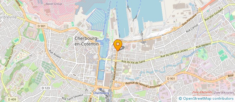 localisation de l'entreprise AU COMPTOIR INFORMATIQUE à CHERBOURG-EN-COTENTIN