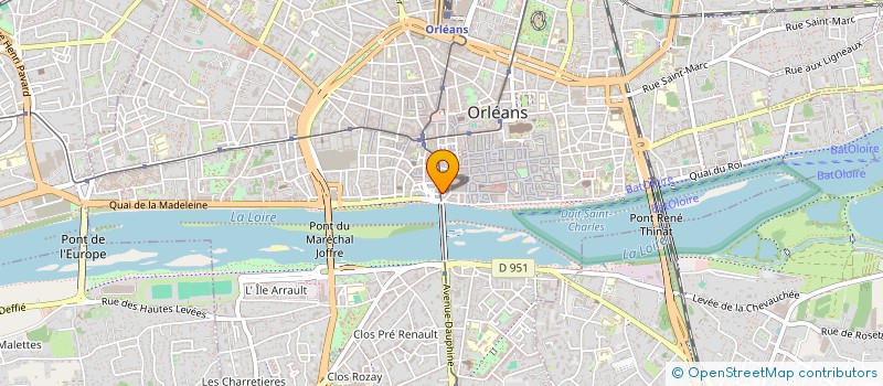 localisation de l'entreprise AU COMPTOIR MALGACHE  ORLEANS