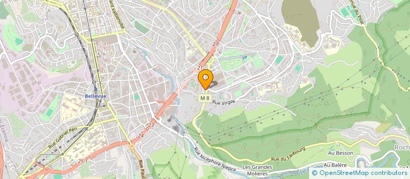 localisation de l'entreprise AU COMPTOIR MILLENAIRE  SAINT-ETIENNE