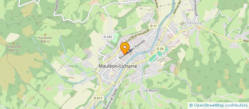 localisation de l'entreprise AU COMPTOIR SOULETIN à MAULEON-LICHARRE