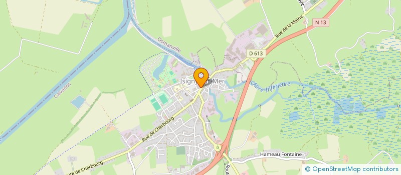 localisation de l'entreprise AU CONFORT DU LOGIS  ISIGNY-SUR-MER