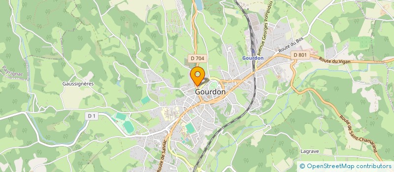 localisation de l'entreprise AU CONFORT DU LOGIS-BORDES  GOURDON