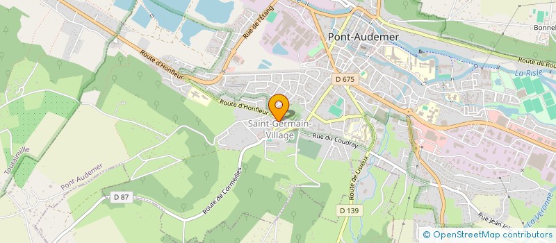 localisation de l'entreprise AU CONFORT NORMAND à PONT-AUDEMER