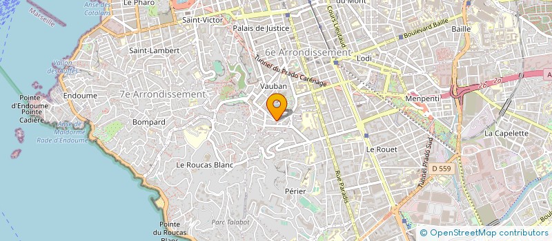 localisation de l'entreprise AU CONTRAIRE PATISSERIES à MARSEILLE