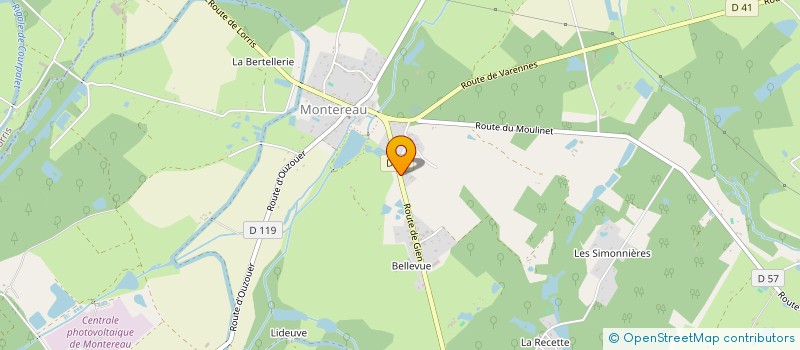 localisation de l'entreprise AU CONTROLE DU PAYS FORT - A.C.P.F. à LORRIS