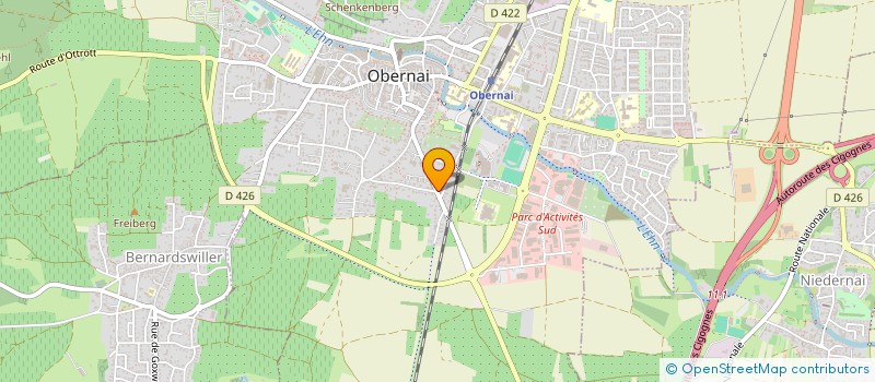 localisation de l'entreprise AU COPEAU DE BOIS EURL  OBERNAI