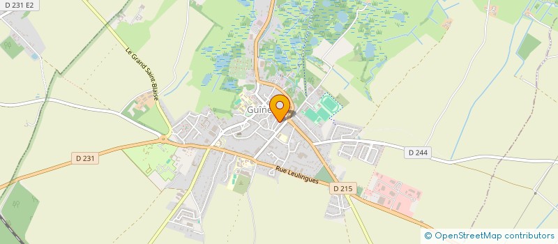 localisation de l'entreprise AU COQ GAULOIS à GUINES
